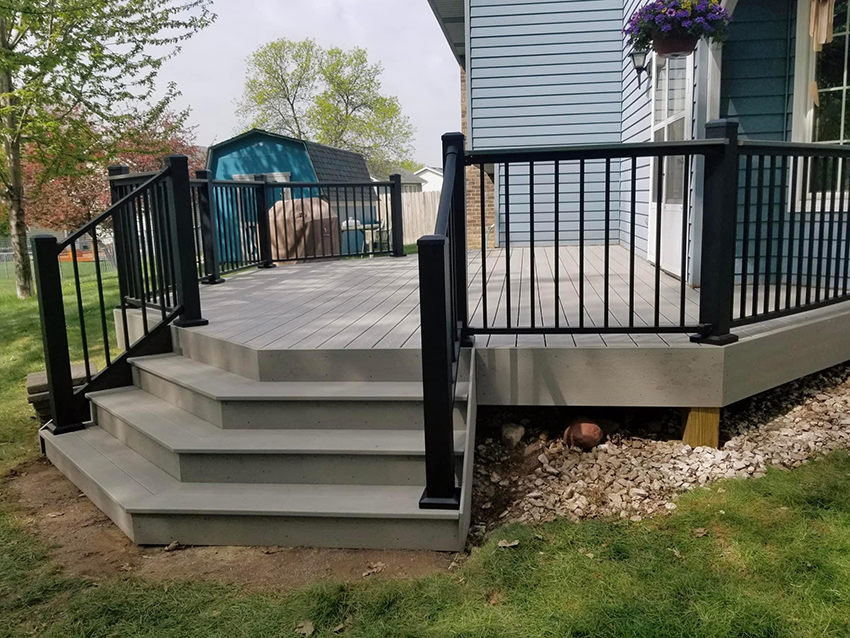TimberTech AZEK Decking – Deck Detail - Custom deck built by Dream Decks in Twin Cities, Minnesota