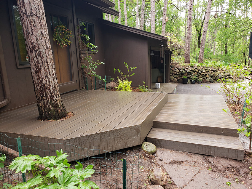 TimberTech Decking – Close-Up - Custom deck built by Dream Decks in Twin Cities, Minnesota