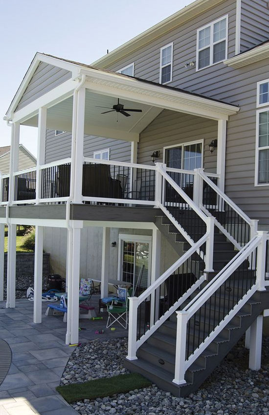 Premium Custom Deck - Custom deck built by Dream Decks in Minnetonka, Minnesota