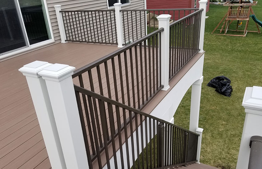 Deck Railing Installation in Minnesota | Aluminum, Cable & Glass ...