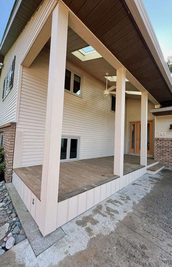 Porch Construction Services project example 4