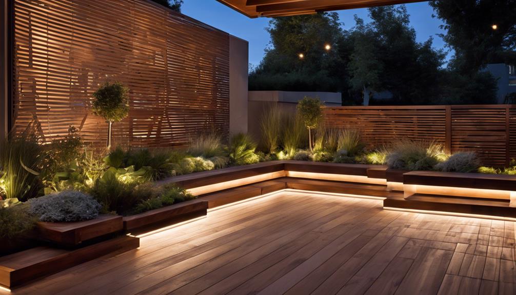 modular deck lighting options