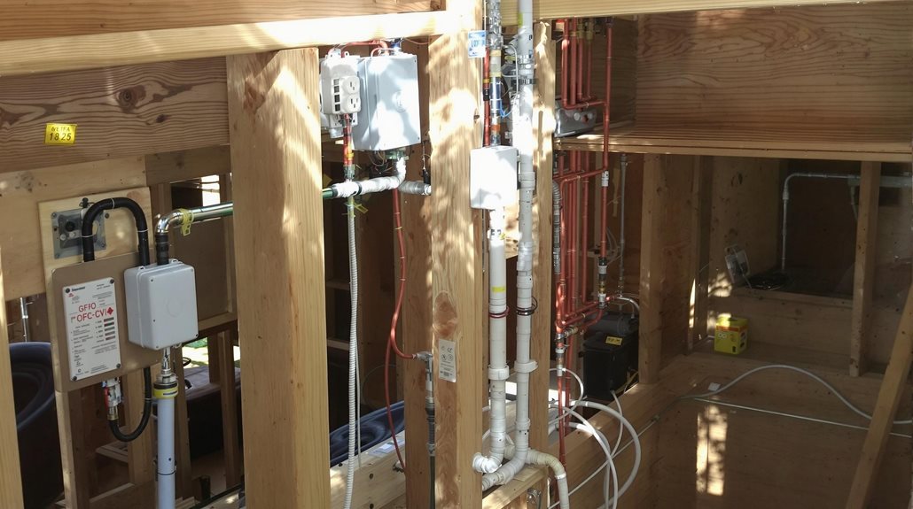 electrical plumbing system integration