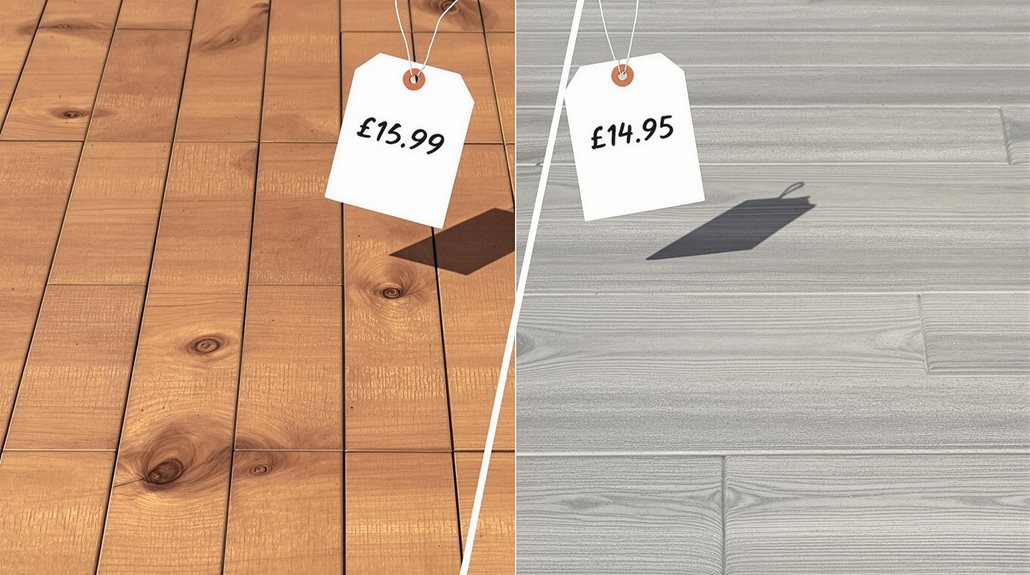 wood versus composite decking costs