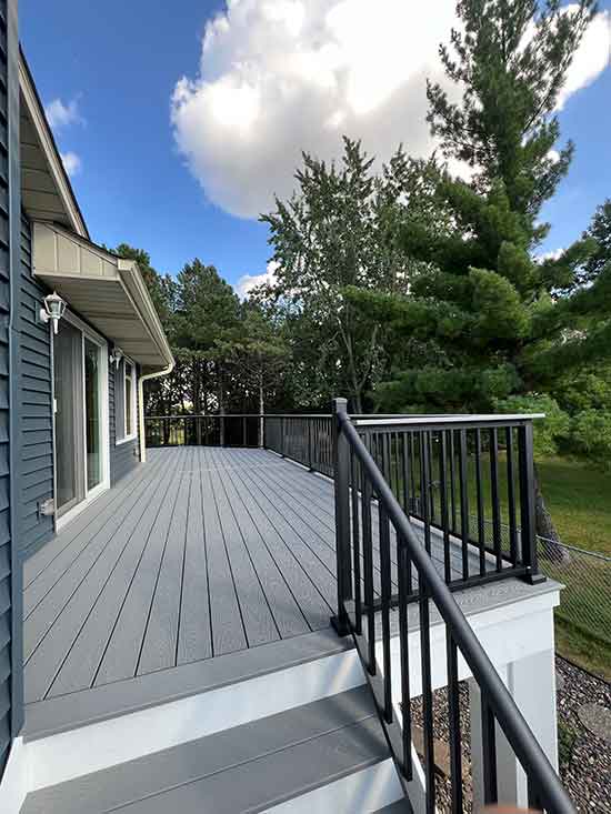Two-Level Wrap-Around Deck Woodbury MN